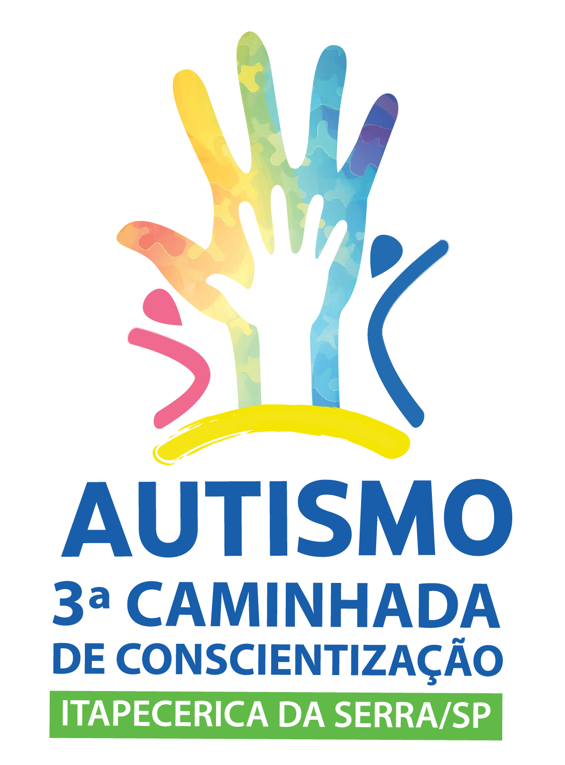 Logotipo 3ª Caminhada do Autismo